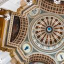 The interior of the Pennsylvania Capitol in Harrisburg.