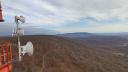 Broadband equipment installed on a tower in Bedford County, part of a new regional initiative in the Southern Alleghenies to improve internet access.