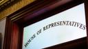 A sign that reads House of Representatives inside the Pennsylvania Capitol in Harrisburg.