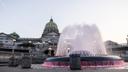 The fountain at the Pennsylvania Capitol in Harrisburg.