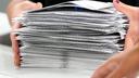 Lehigh County voter registration workers sort mail-in ballots Nov. 7, 2023, at Lehigh County Government Center in Allentown, Lehigh County, Pennsylvania.