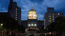 The Pennsylvania Capitol in Harrisburg.