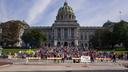 The state Capitol building in Harrisburg is pictured.