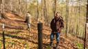 Cheryl and Joe Thomas have dozens of uncapped wells on their Pa. property. Some are open pipes, others are gaping holes.