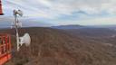 Broadband equipment on a tower in Bedford County, part of an initiative in the Southern Alleghenies to improve access.