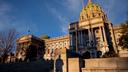 The Pennsylvania Capitol building in Harrisburg.