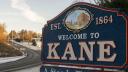 A sign welcoming visitors to Kane, Pennsylvania