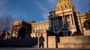 The Pennsylvania Capitol building in Harrisburg.