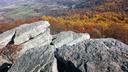 The view from the pinnacle along the Appalachian Trail in Berks County.