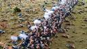 Battle diorama at Civil War Tails museum in Gettysburg, PA.