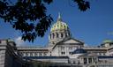 The Pennsylvania Capitol building in Harrisburg.