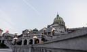 The exterior of the Pennsylvania Capitol in Harrisburg.