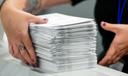 Lehigh County voter registration workers sort mail ballots on Nov. 7, 2023, in Allentown, Pennsylvania.