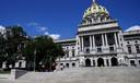 The Pennsylvania State Capitol in Harrisburg, Pa., is pictured on Wednesday, June 23, 2021.