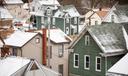 Rooftops of homes in Blair County. Pennsylvania has temporarily stopped new applications for its mortgage relief program