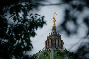 The dome of the Pennsylvania Capitol in Harrisburg.