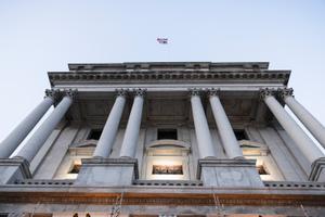 The exterior of the Pennsylvania Capitol in Harrisburg.