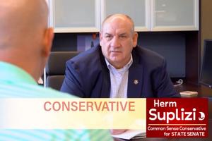 Herm Suplizio in a campaign video