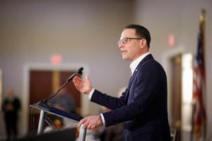 Gov. Josh Shapiro in Harrisburg, Pennsylvania in November 2023.