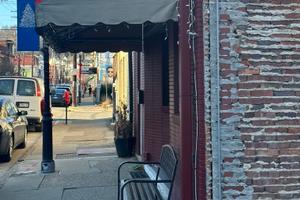 Harold's Haunt, a "they bar" in Millvale, near Pittsburgh is photographed from the street.