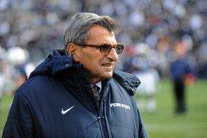 Former Penn State head football coach Joe Paterno in 2010