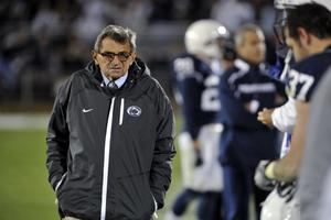 Former Penn State head football coach Joe Paterno in 2010