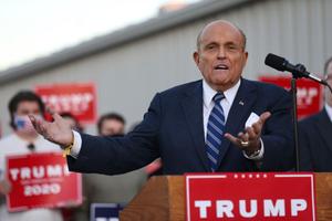 Trump lawyer Trump lawyer Rudy Giuliani pressed his baseless case that the election had been stolen and the truth covered up by “Big Tech” and the mediapressed his baseless case that the election had been stolen and the truth covered up by “Big Tech” and the media.