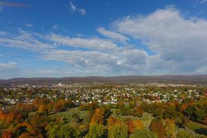 Altoona and the Tuckahoe Valley from above.