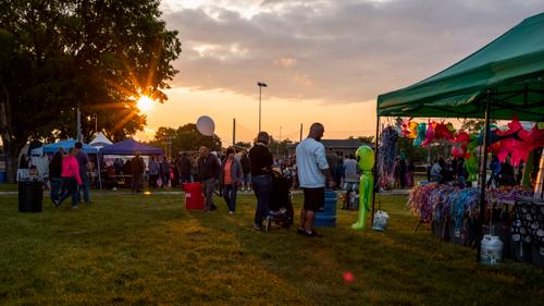 Residents and visitors gathered for Community Days in DuBois, PA.